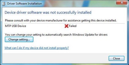 Fix Samsung MTP Driver
